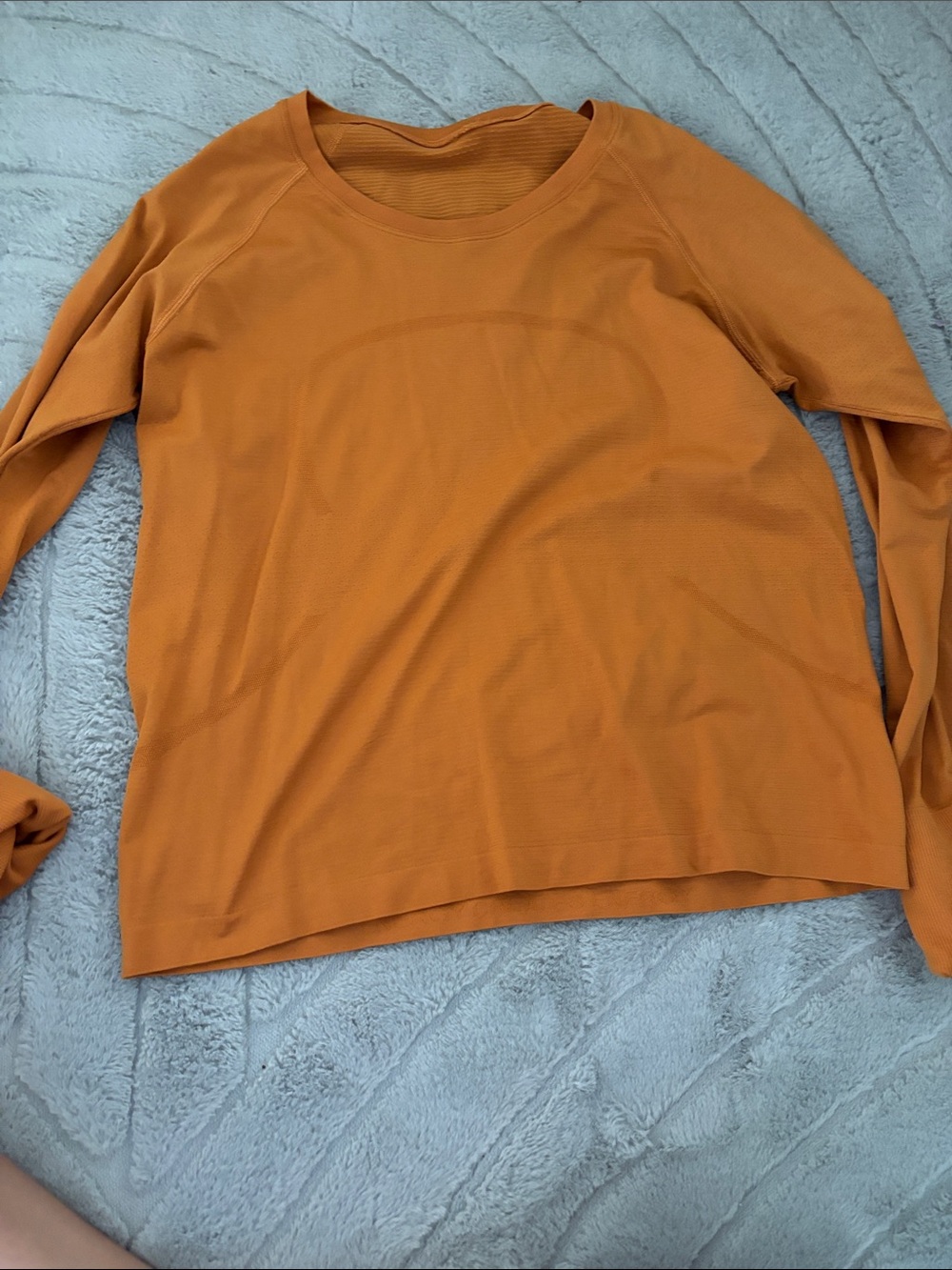 lululemon athletica Long Sleeve Tee in Burnt Orange